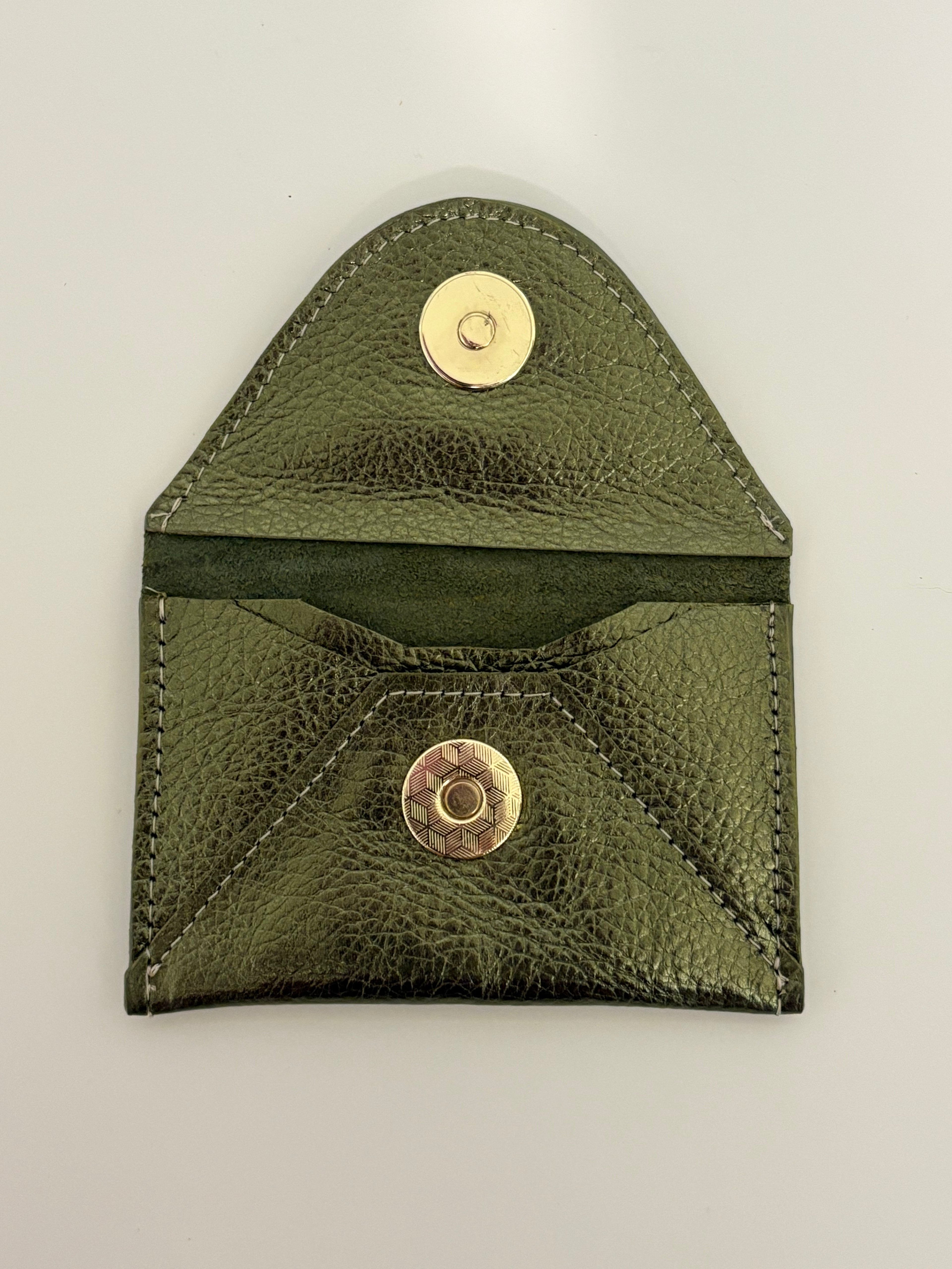Card Wallet - Metallic Leather