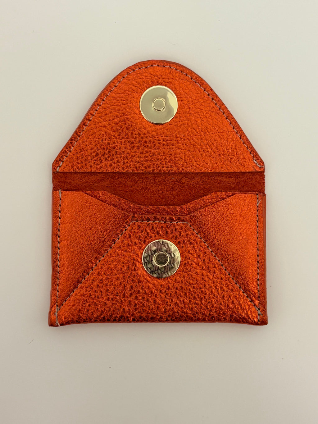 Card Wallet - Metallic Leather
