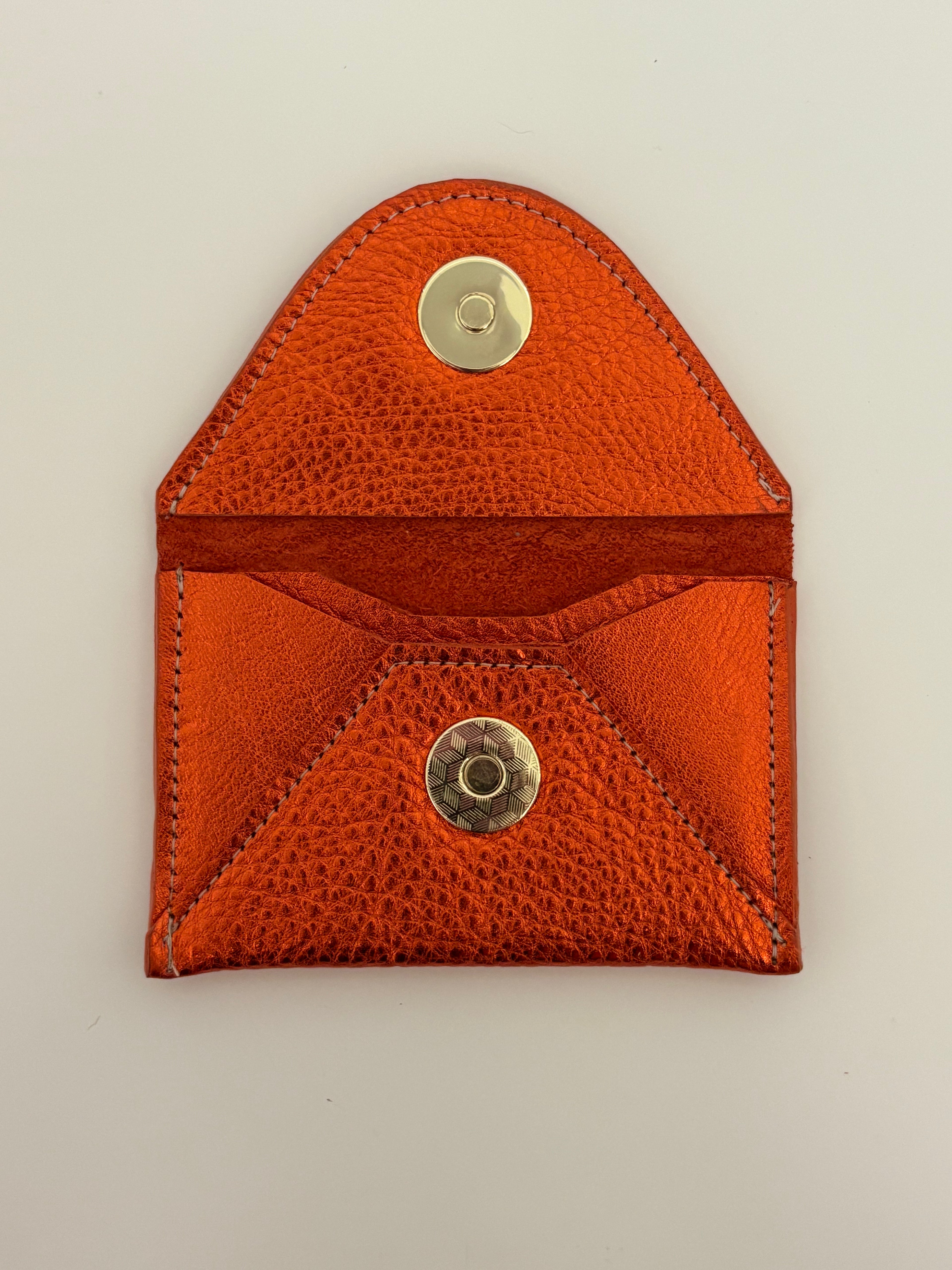 Card Wallet - Metallic Leather