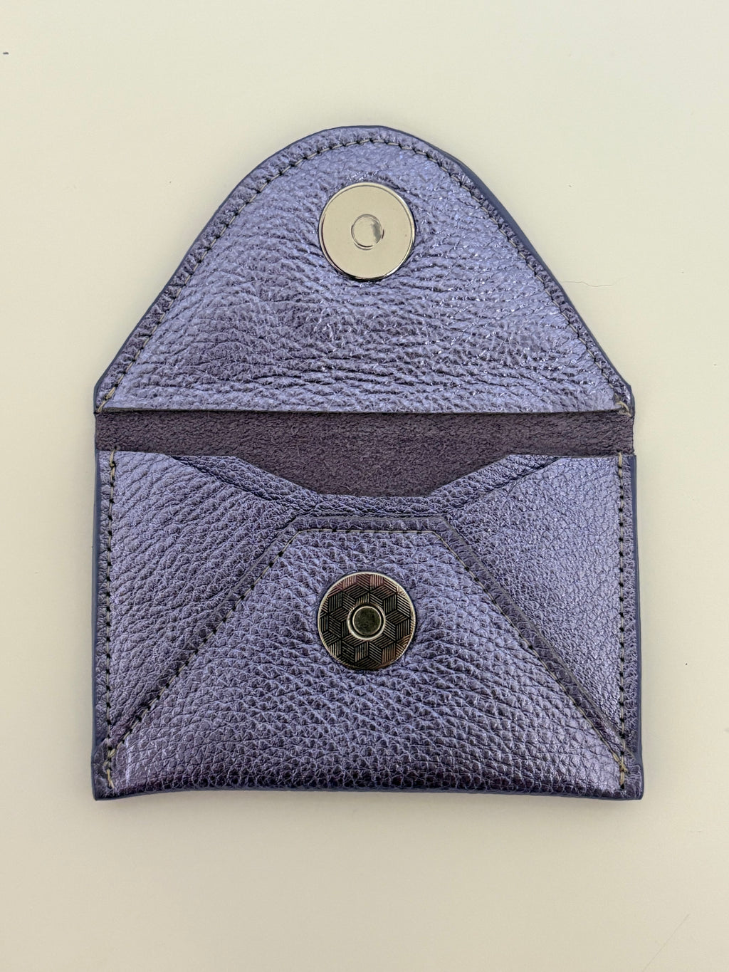 Card Wallet - Metallic Leather