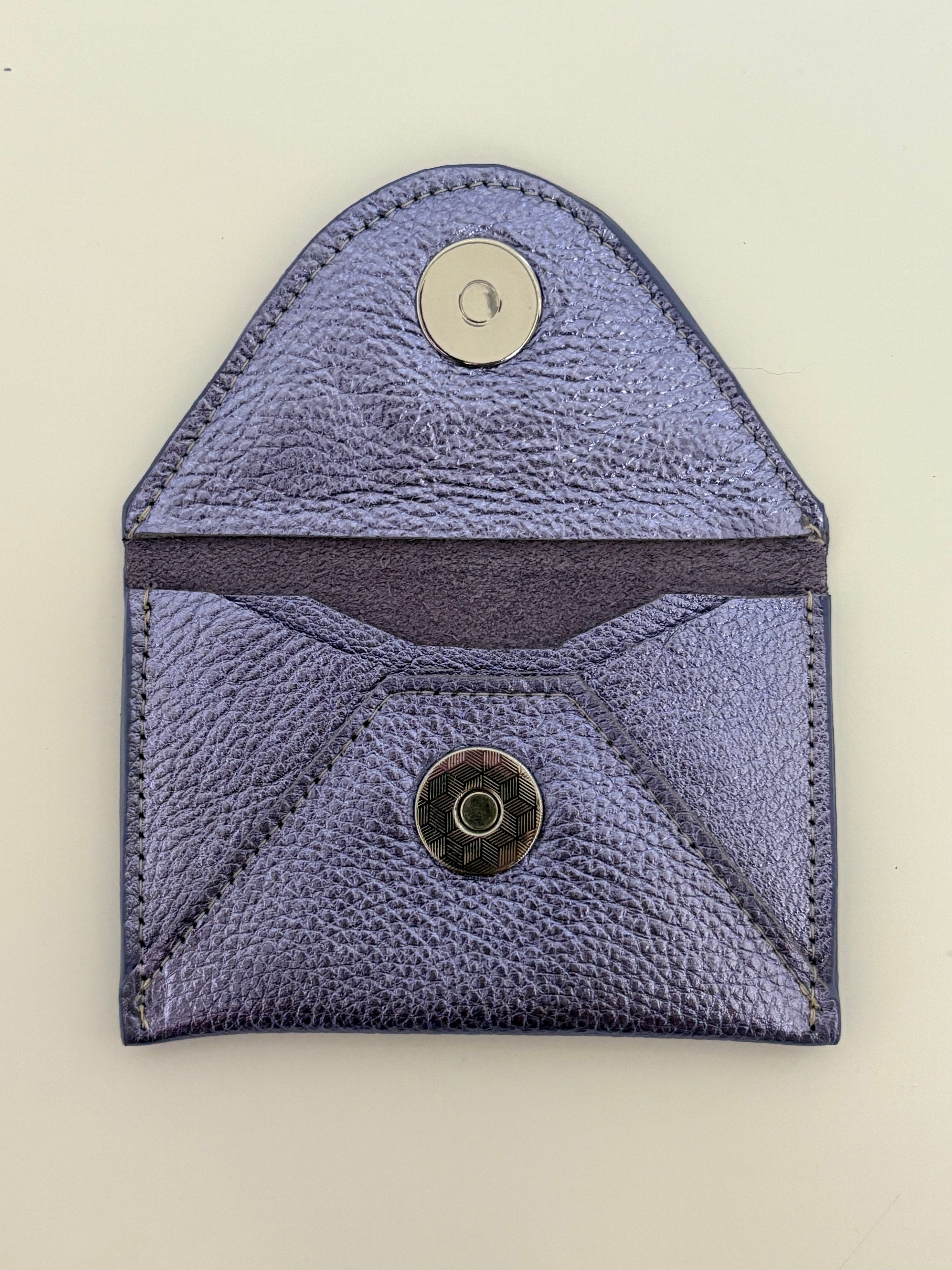 Card Wallet - Metallic Leather