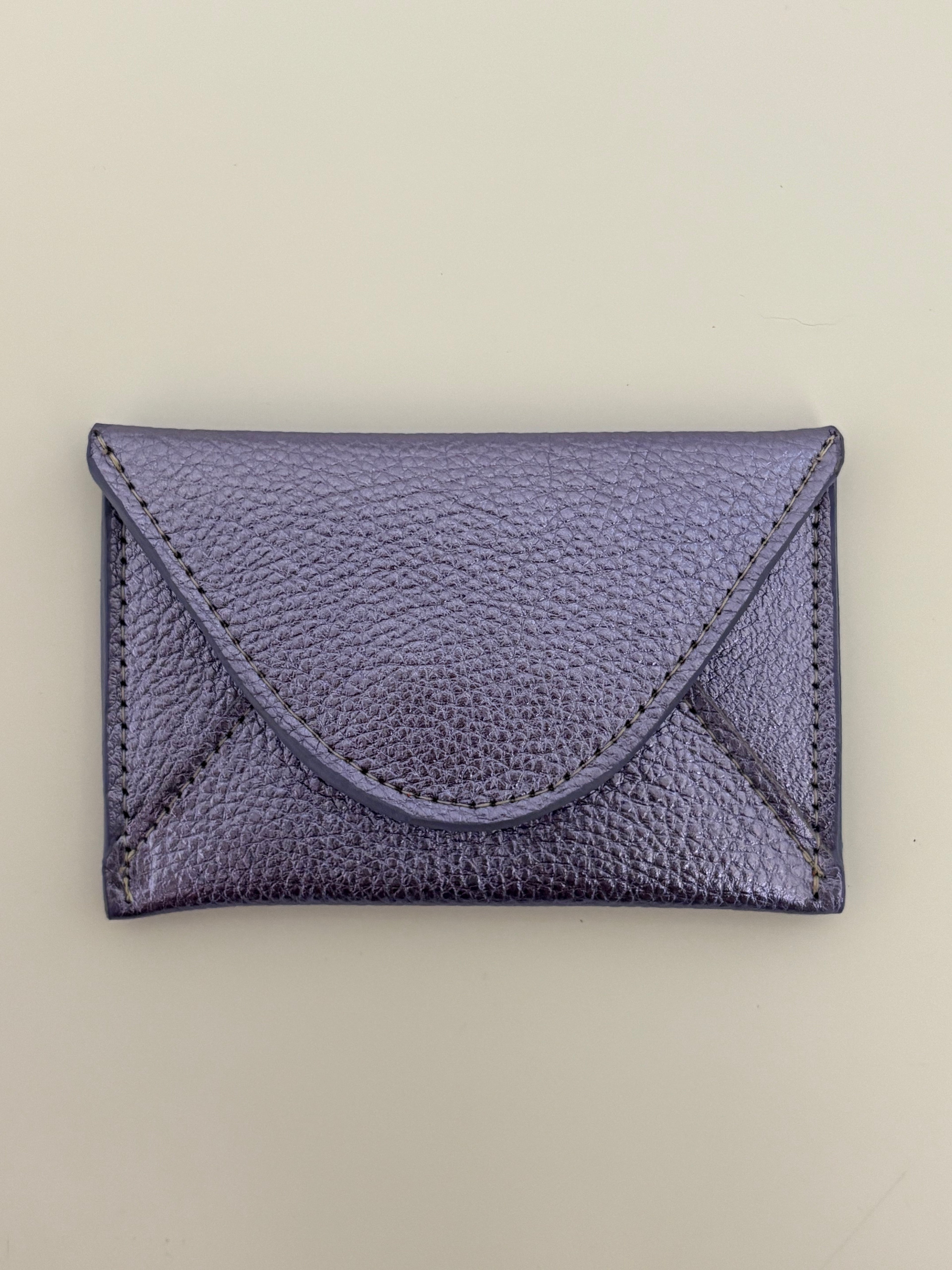 Card Wallet - Metallic Leather