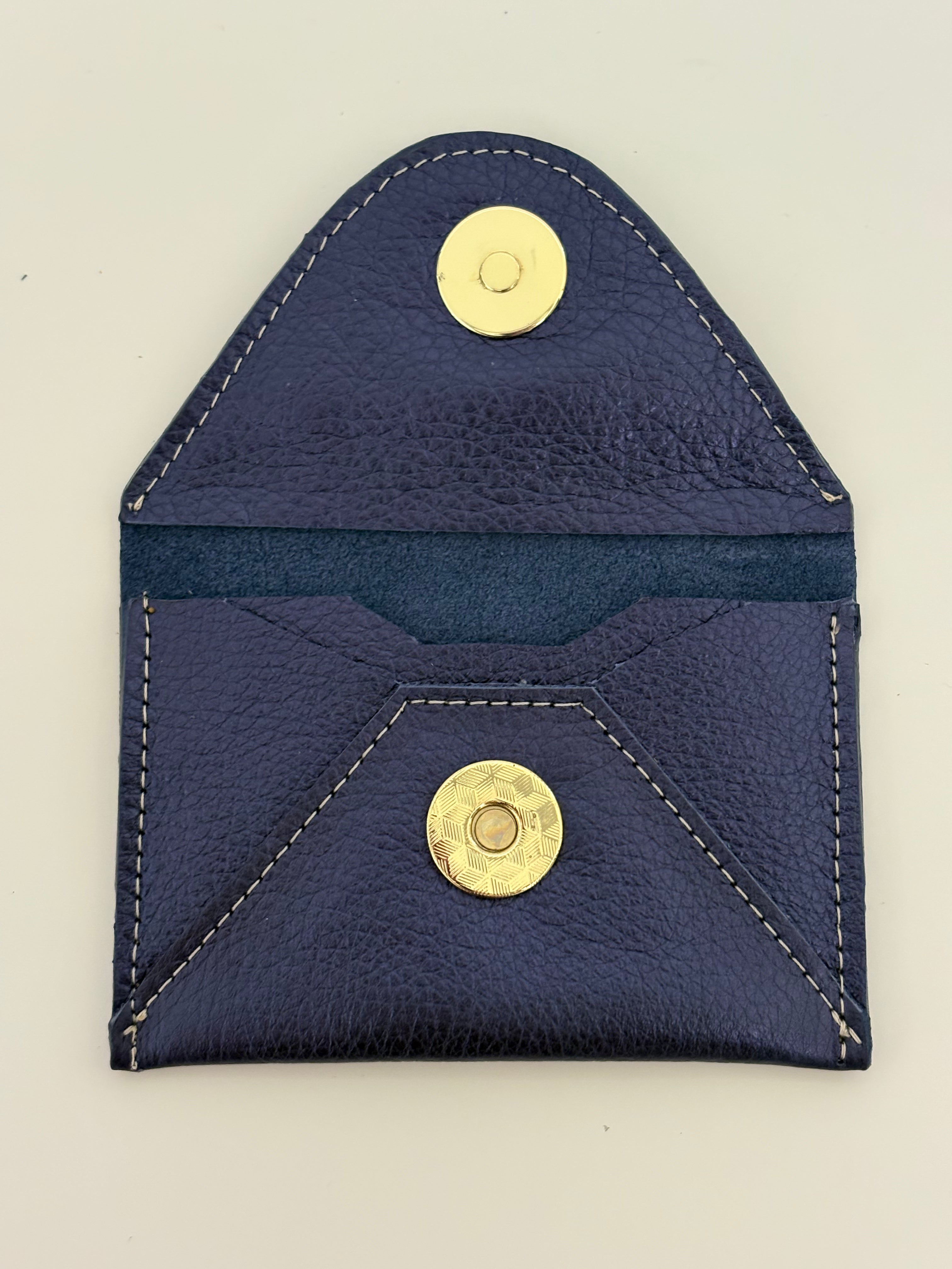 Card Wallet - Metallic Leather