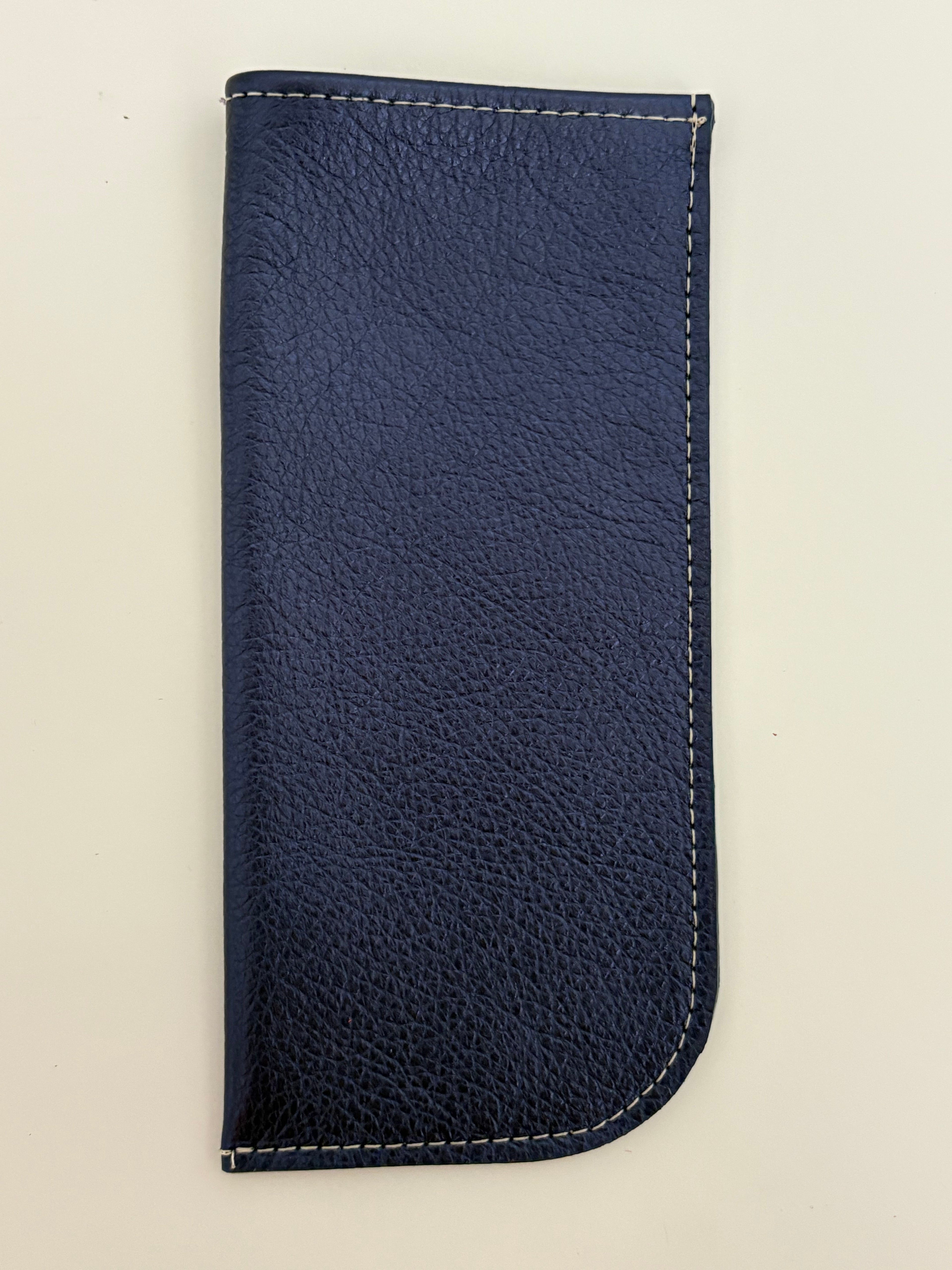 Sunglasses/Glasses Case - Metallic Leather