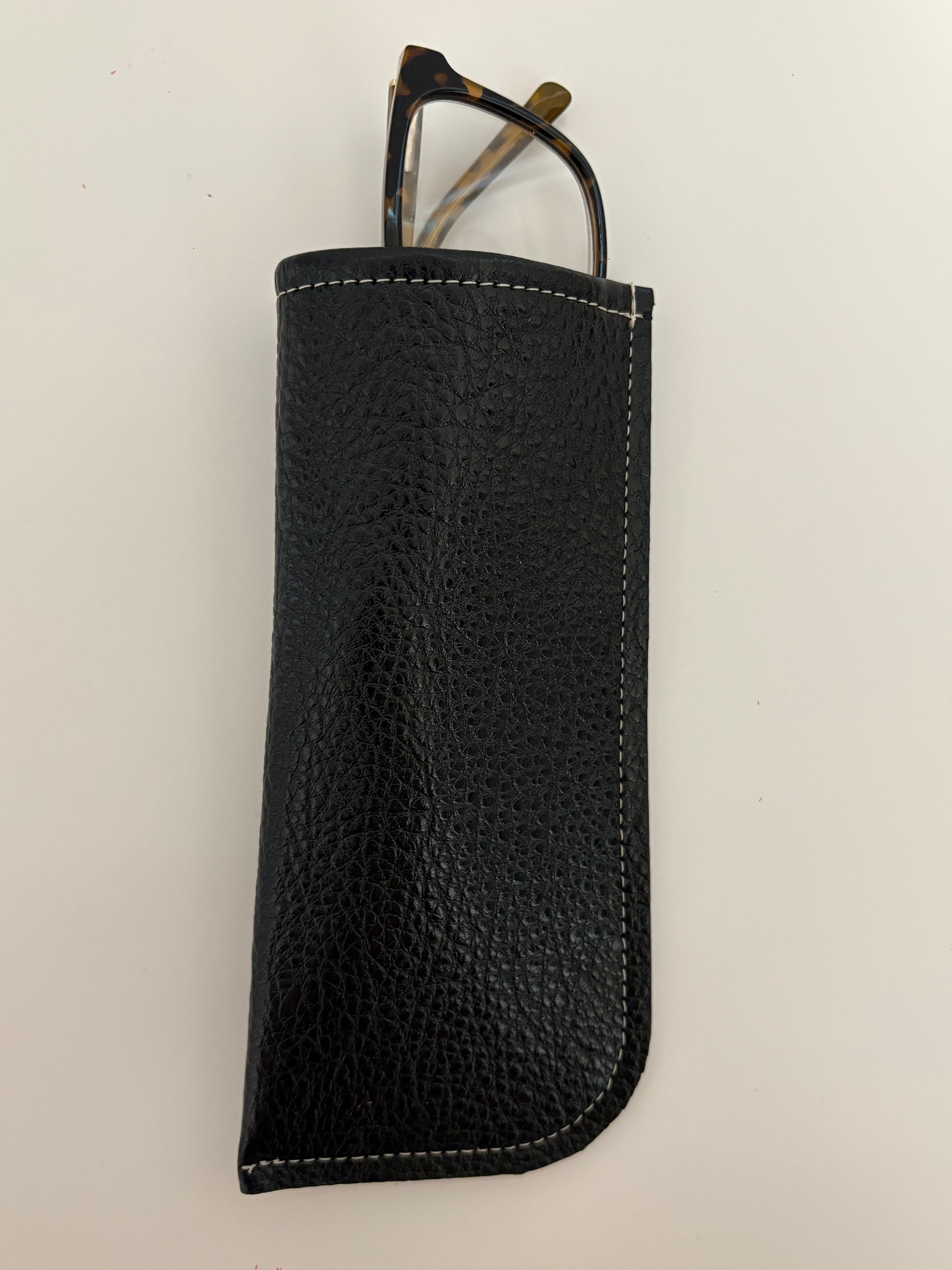 Sunglasses/Glasses Case - Metallic Leather