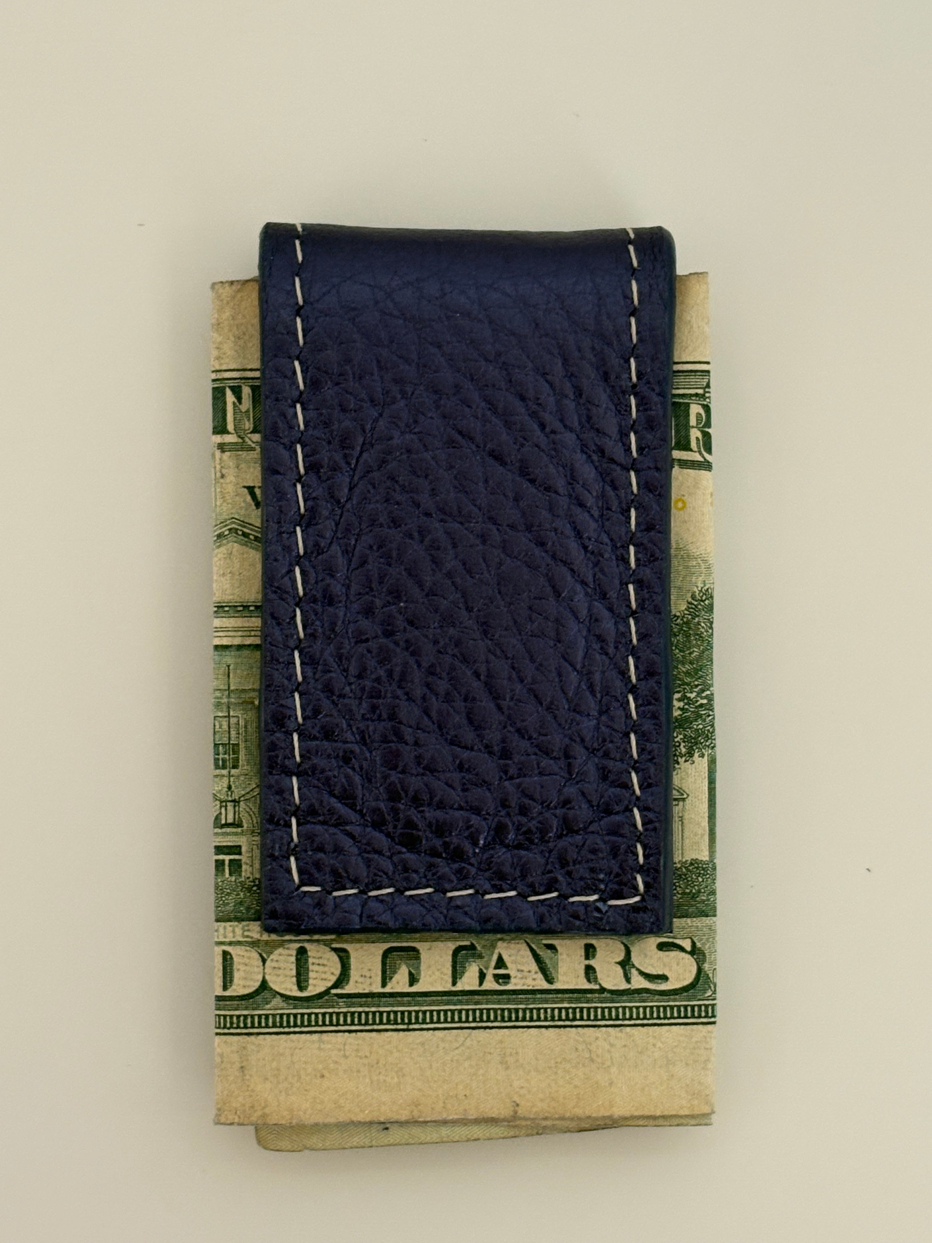 Money Clip - Metallic Leather