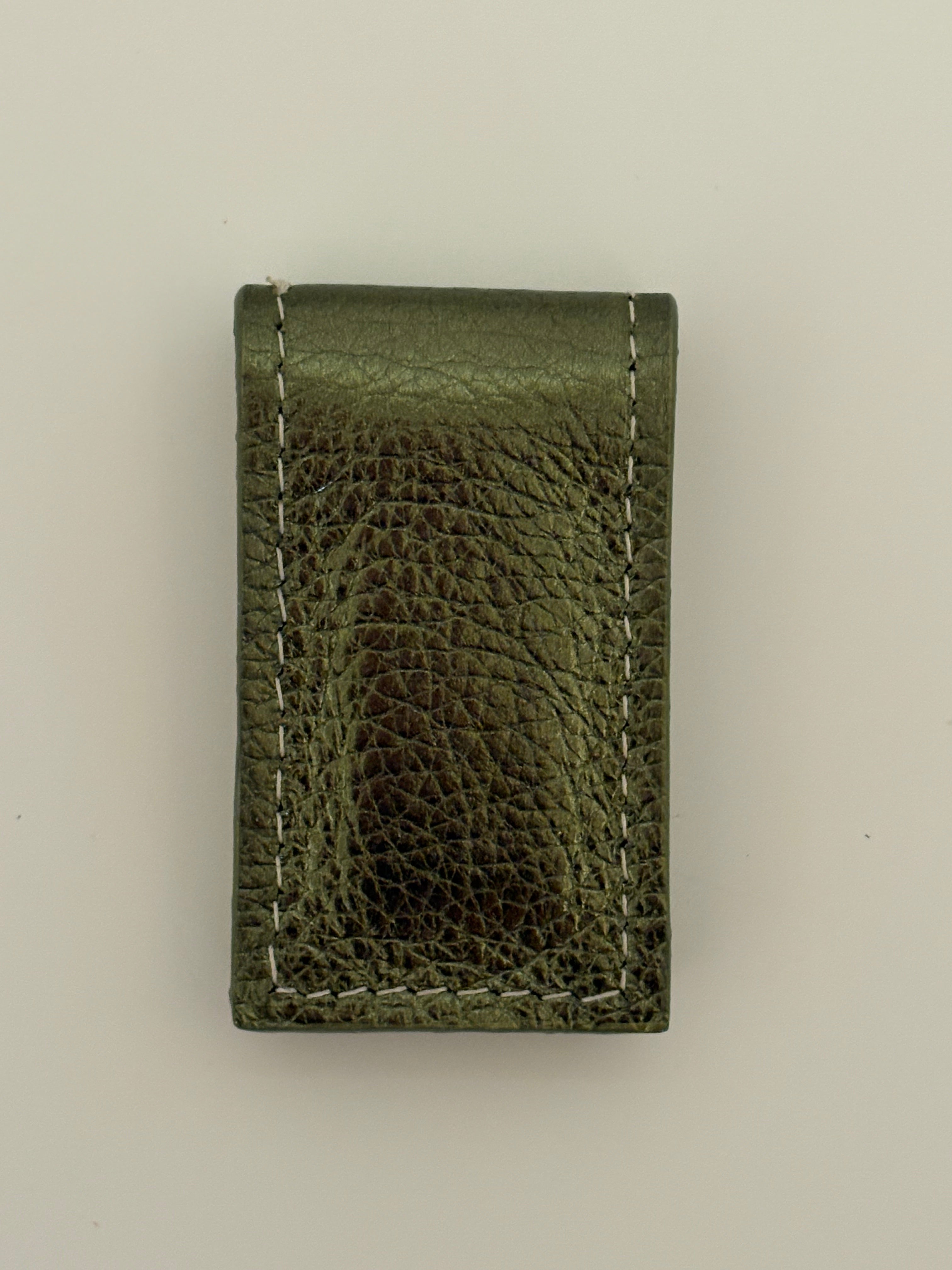 Money Clip - Metallic Leather