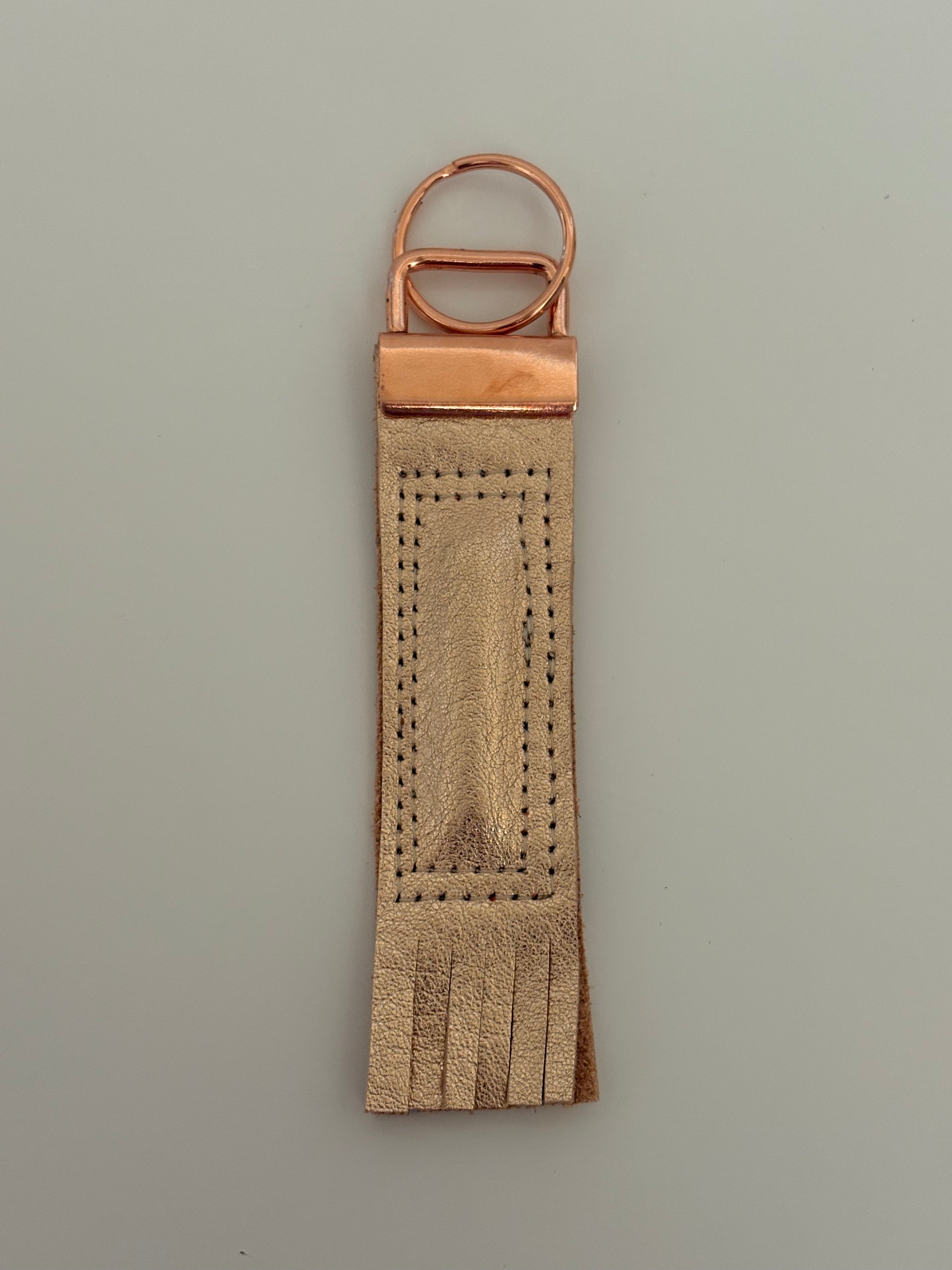 Key Chain - Metallic Leather