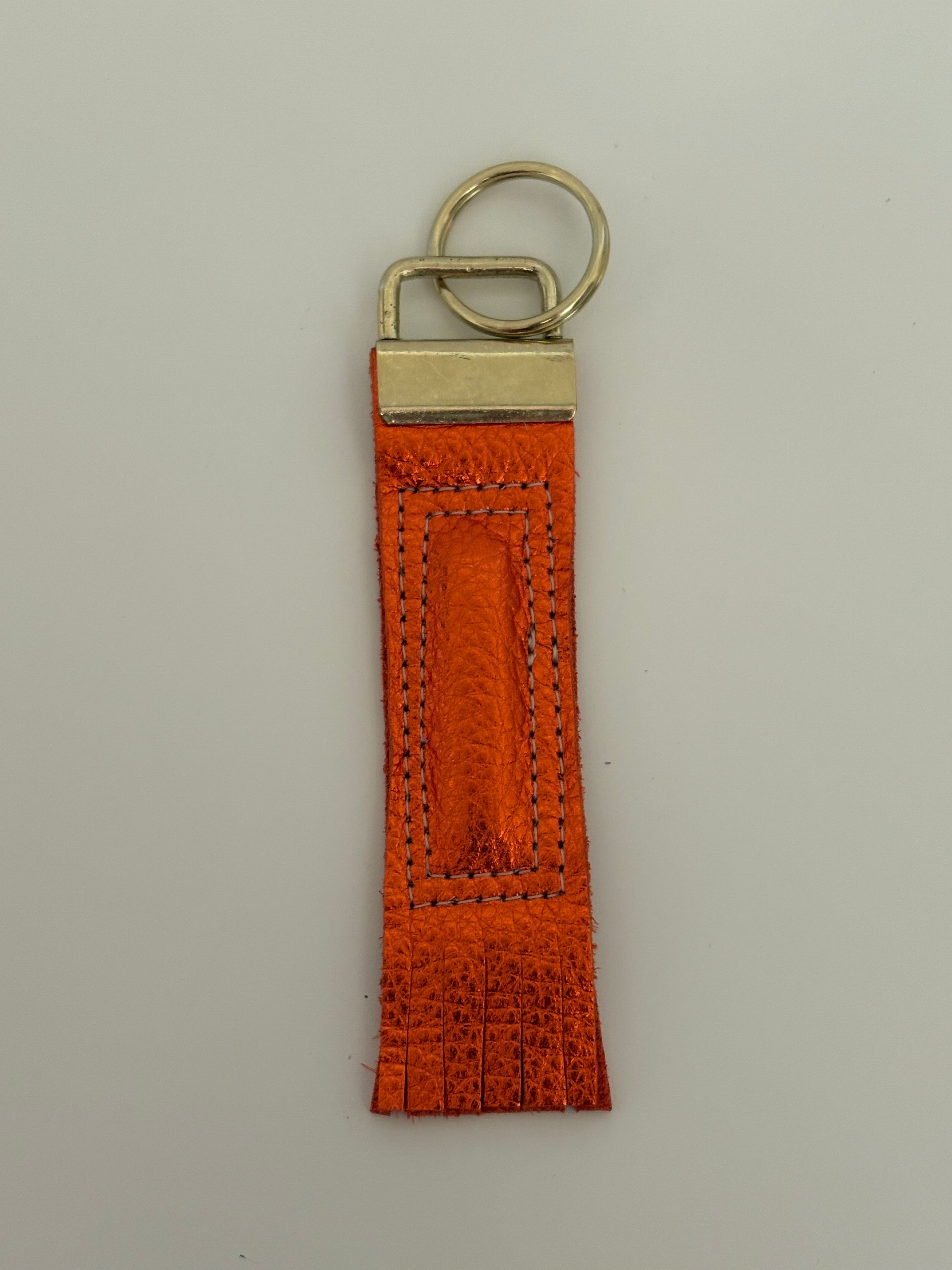 Key Chain - Metallic Leather