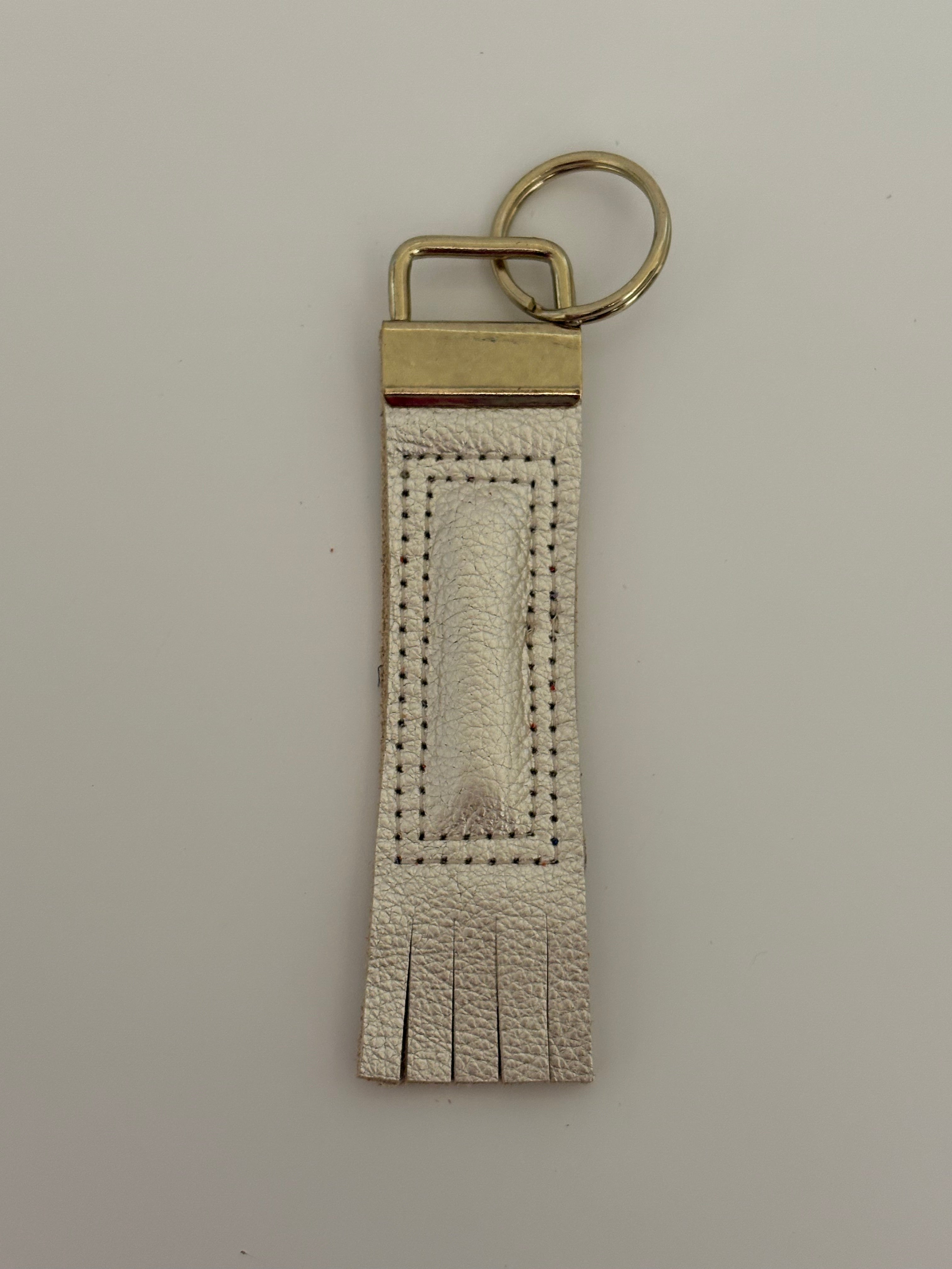 Key Chain - Metallic Leather