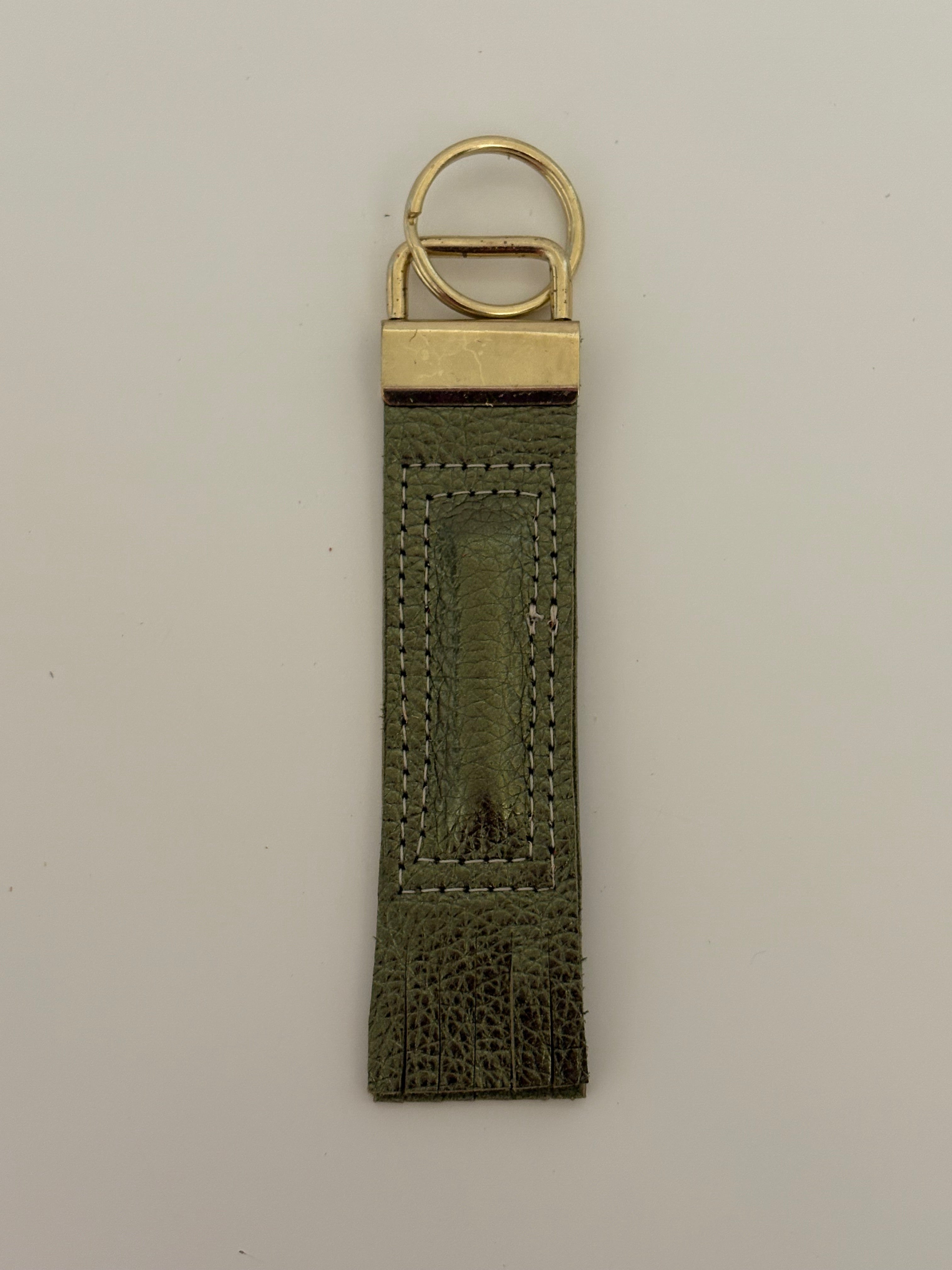 Key Chain - Metallic Leather