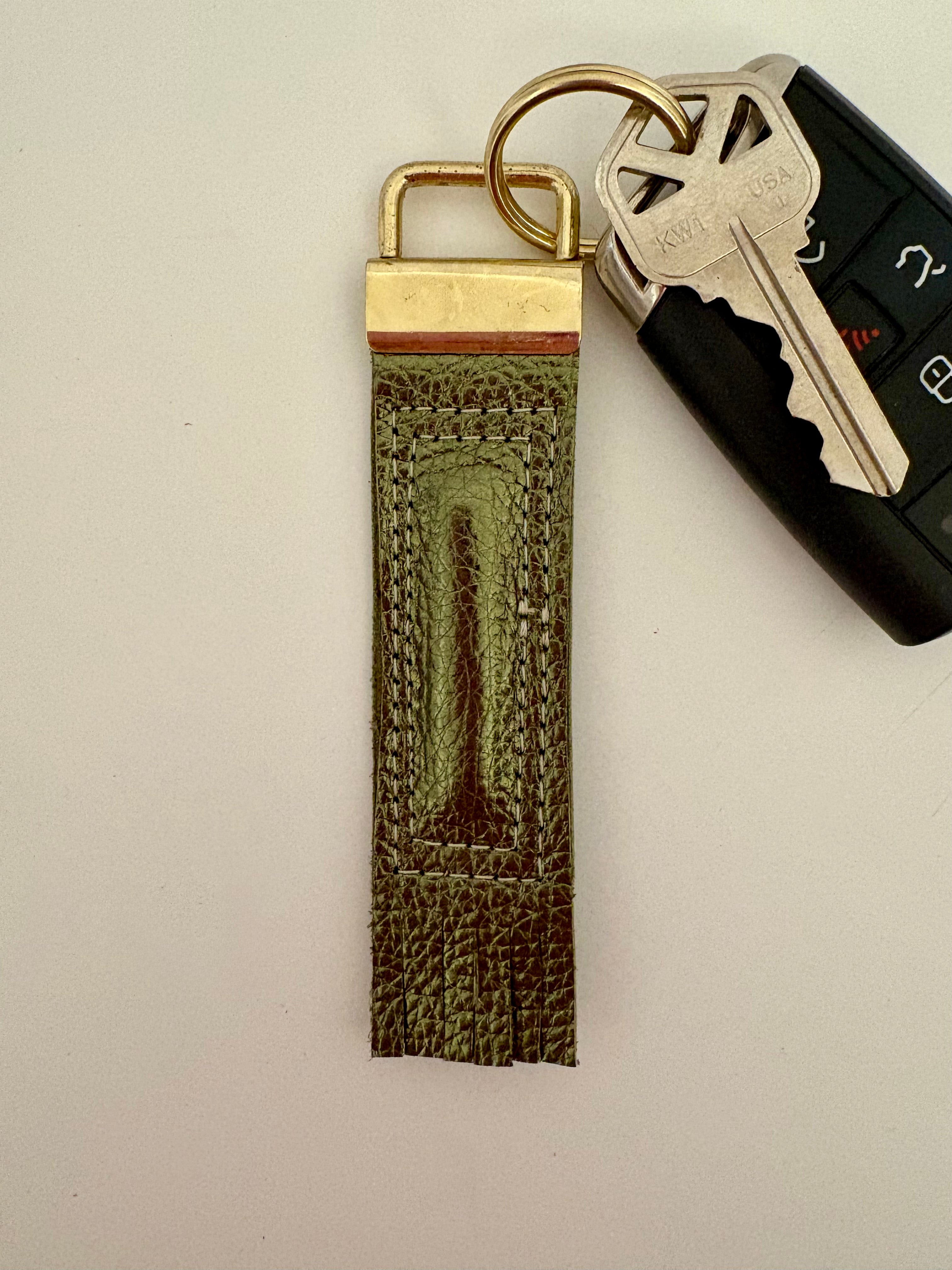 Key Chain - Metallic Leather