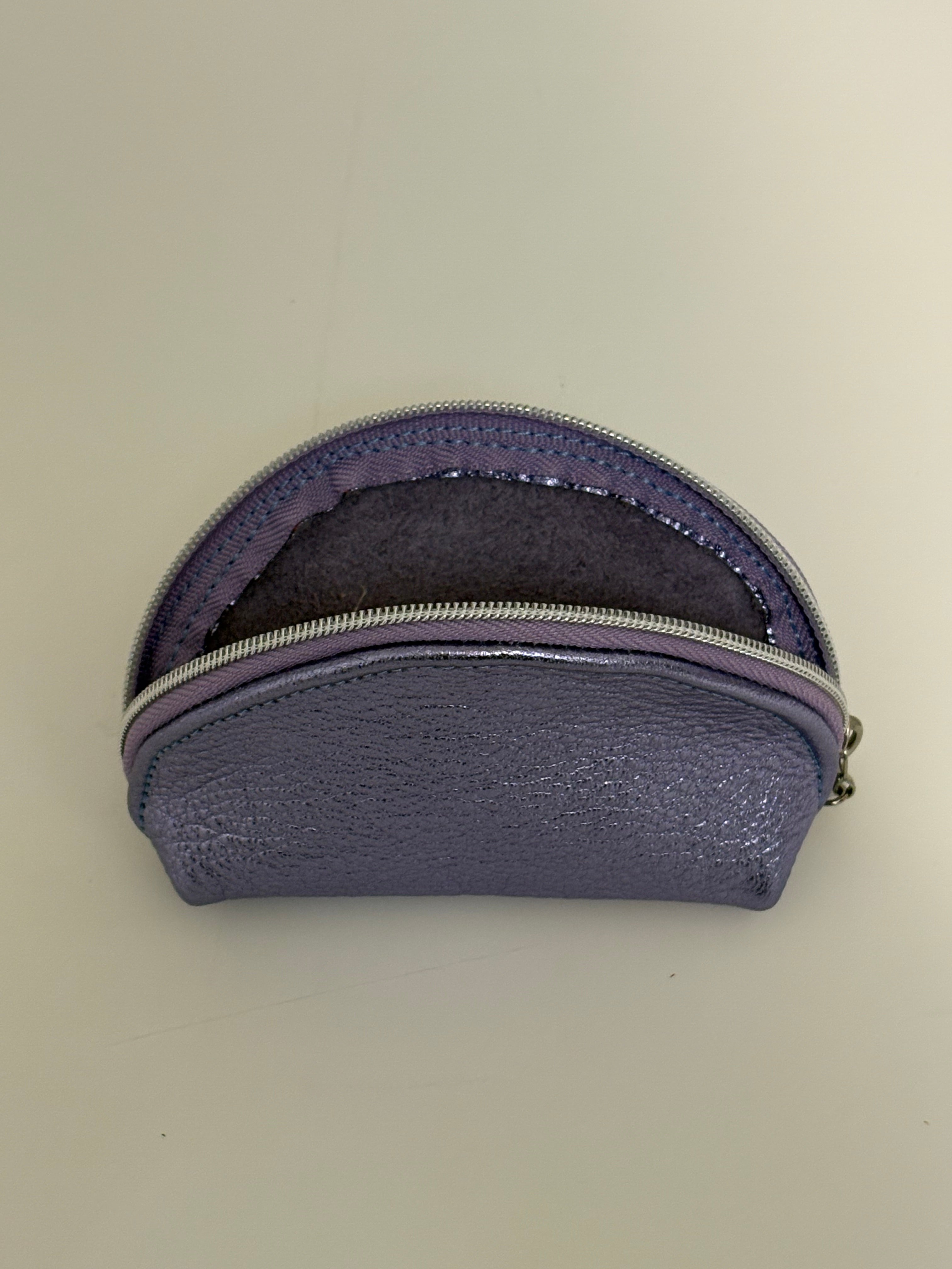 Coin Purse - Metallic Leather