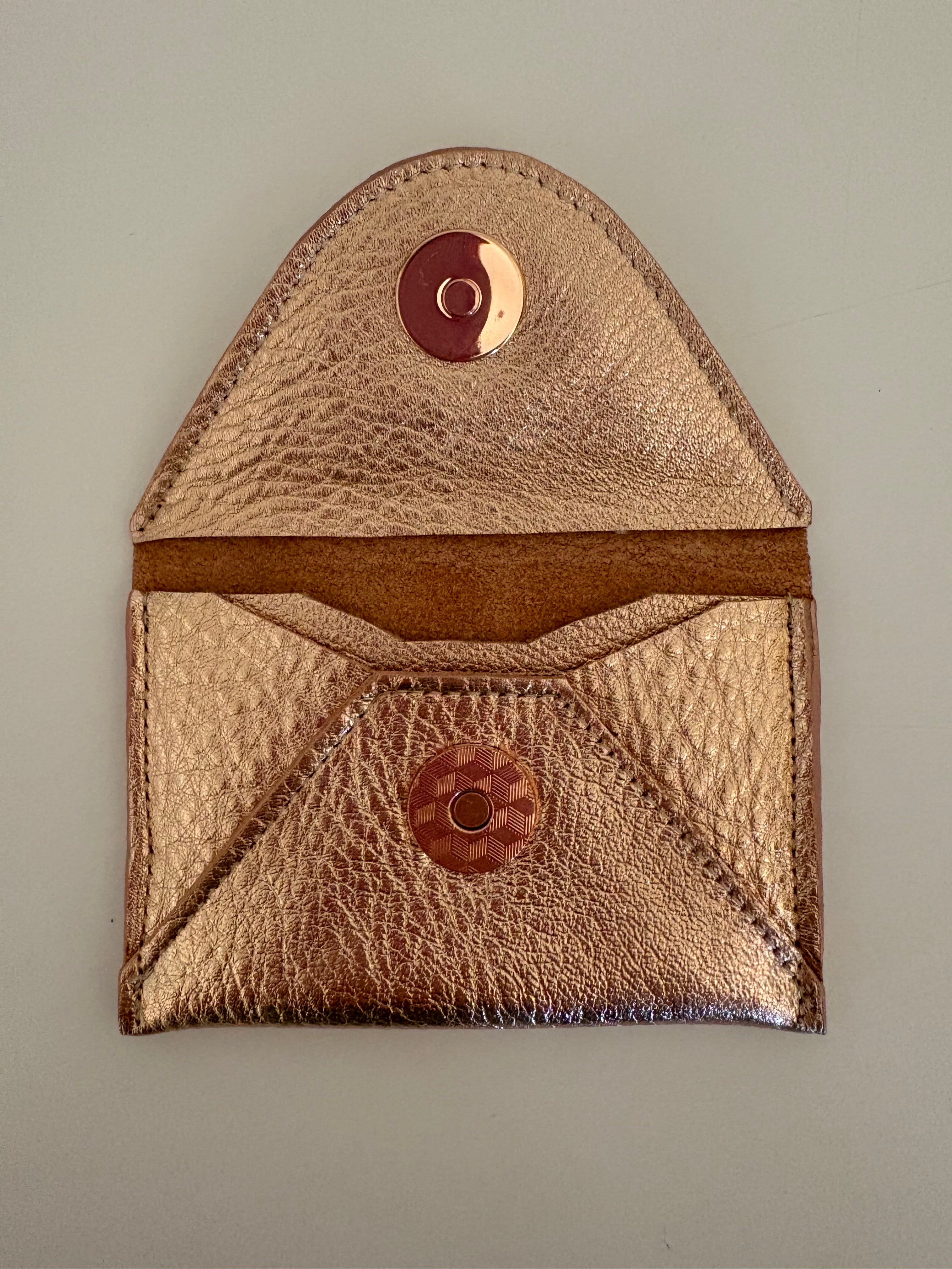 Card Wallet - Metallic Leather