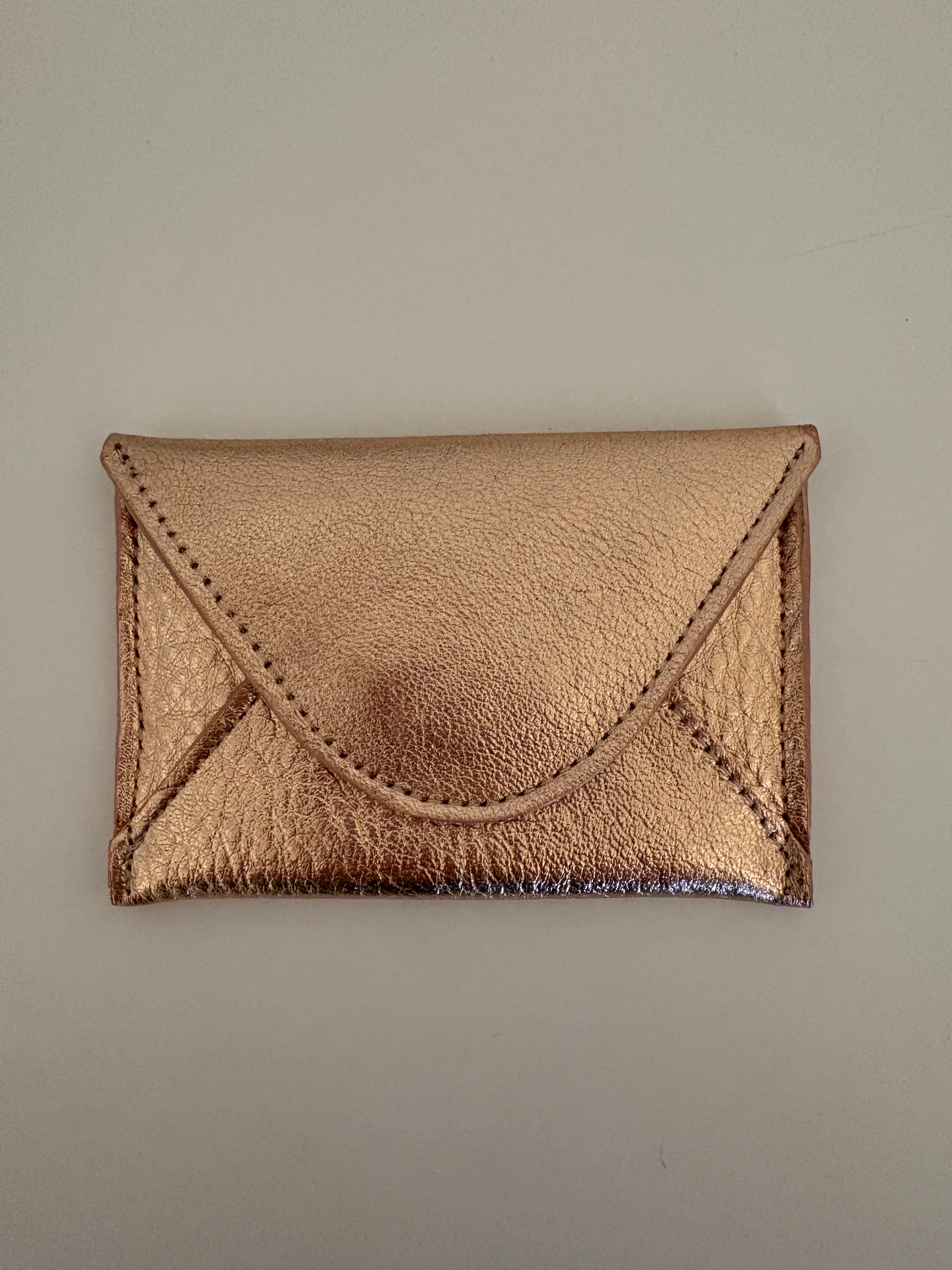 Card Wallet - Metallic Leather