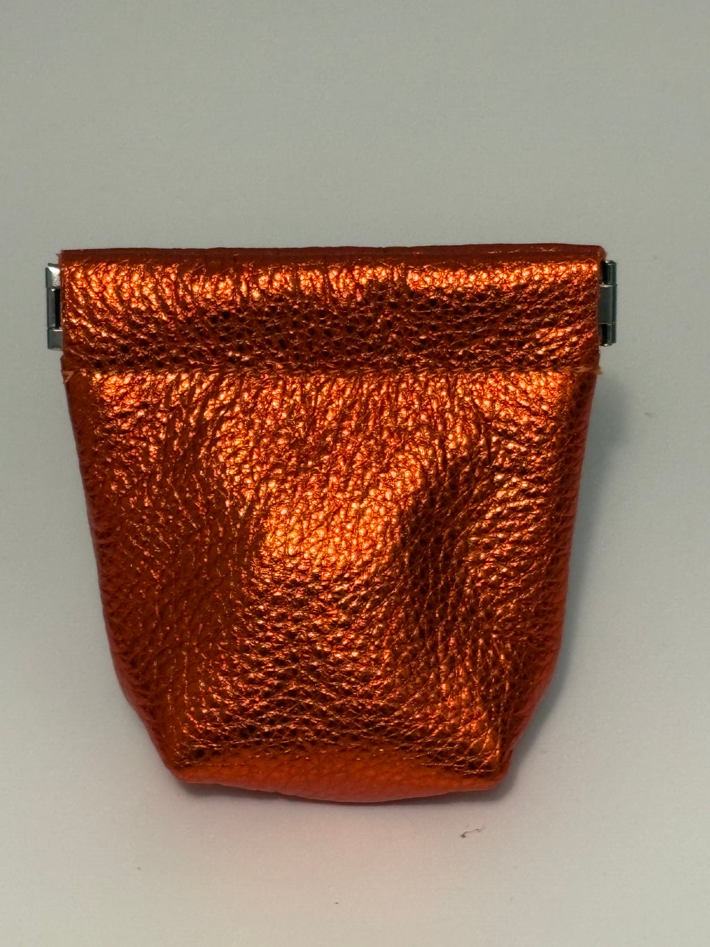 Snap Purse - Metallic Leather