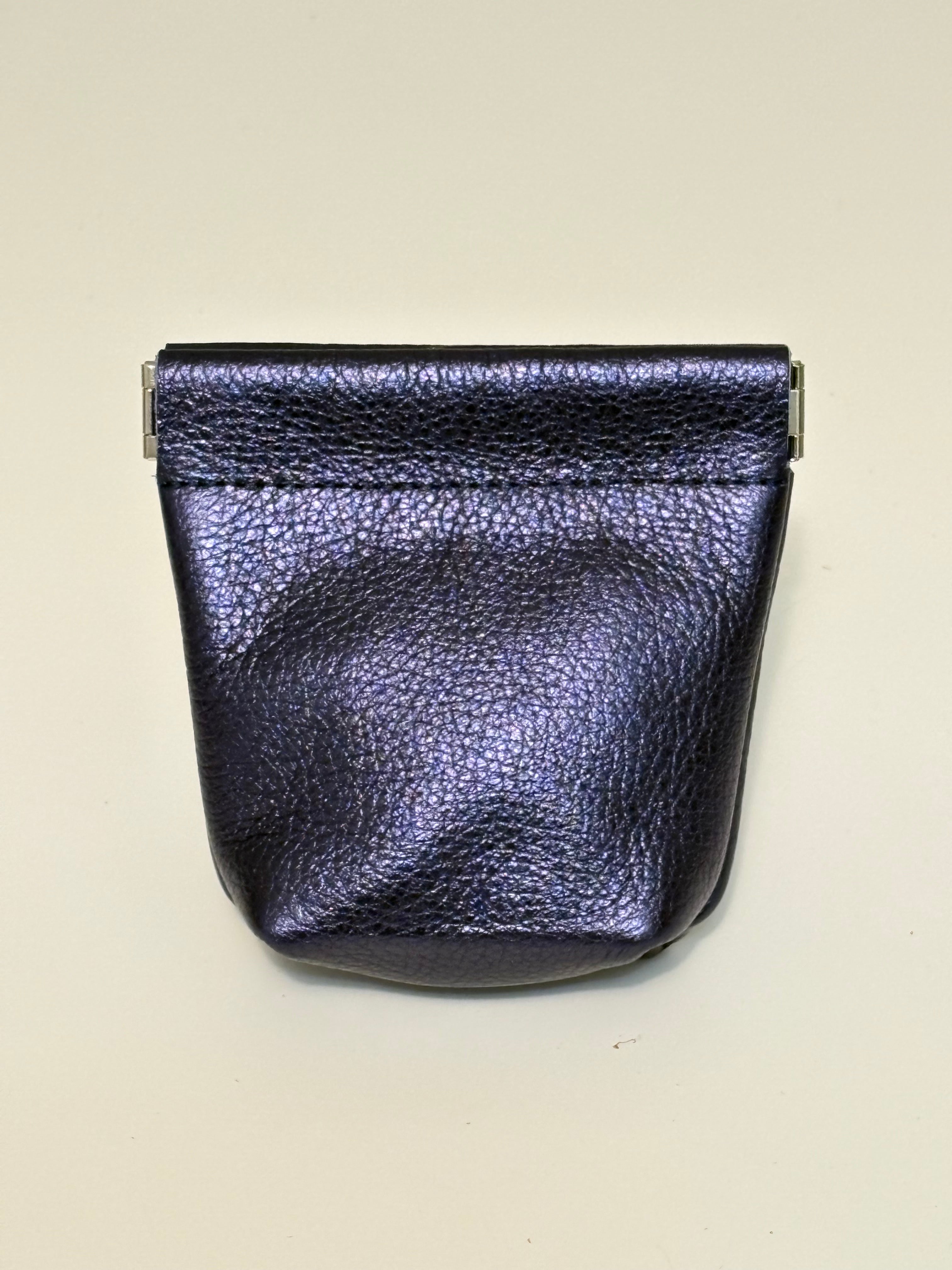 Snap Purse - Metallic Leather