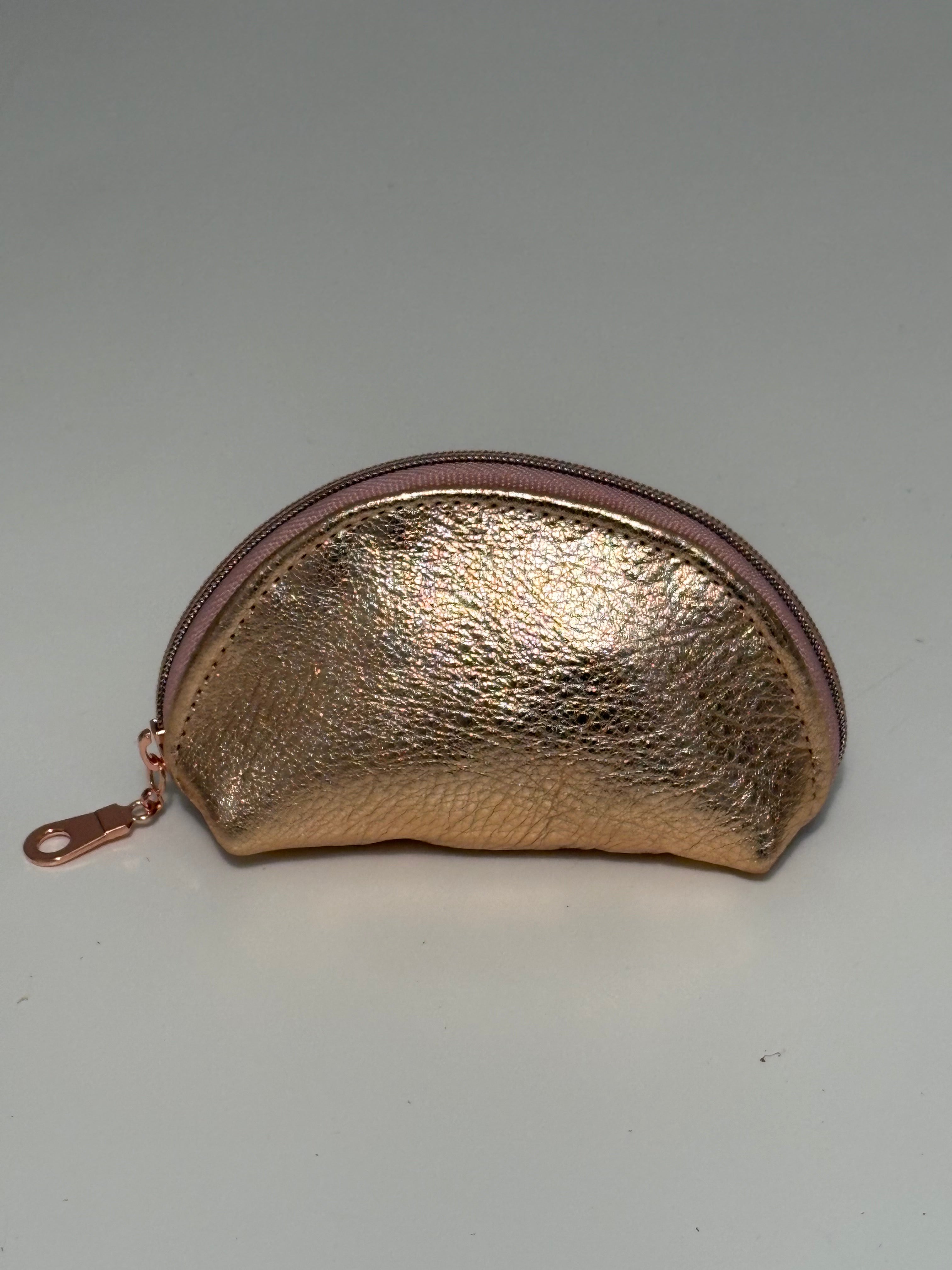 Coin Purse - Metallic Leather