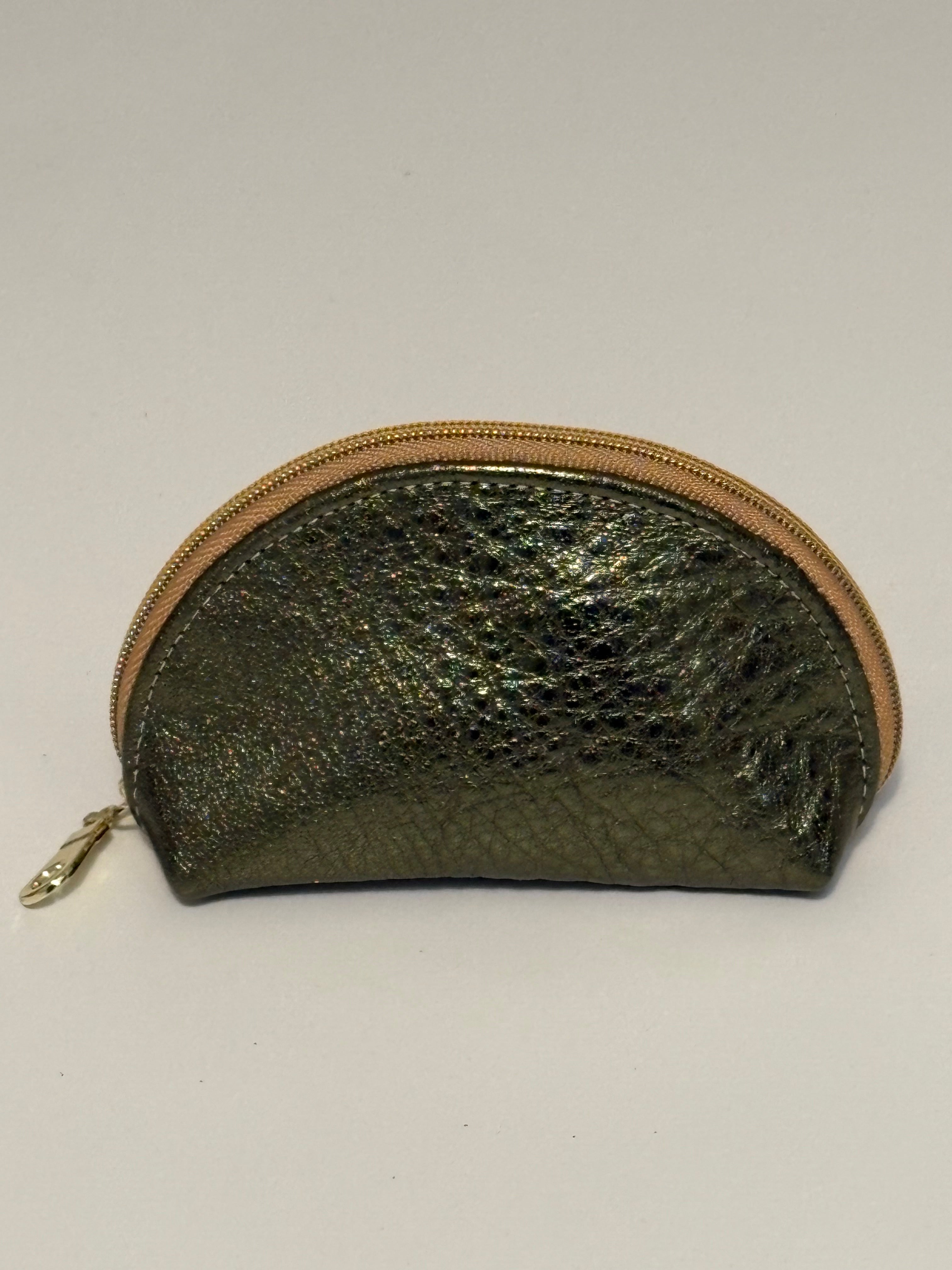 Coin Purse - Metallic Leather
